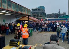 Codelco Ventanas: trabajadores realizaron nueva jornada de manifestaciones